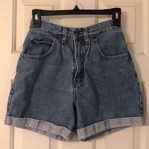 High waisted shorts